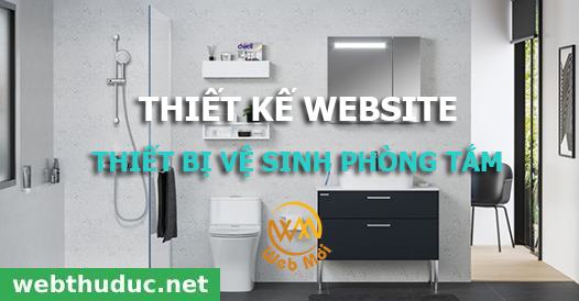 Thiết kế website thiết bị vệ sinh phòng tắm chuẩn SEO