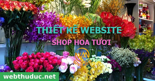 Thiết kế website Bán Hoa Tươi, Shop Hoa, Điện Hoa