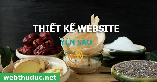 Thiết kế website Bán Yến Sào