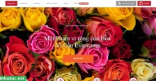 Thiết kế web shop hoa - bánh kem