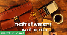 Thiết kế website Ba lô Túi xách chuẩn SEO