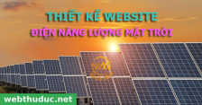 Thiết kế website Điện năng lượng mặt trời