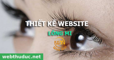 Thiết kế website Lông Mi chuẩn SEO