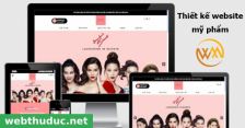 Thiết kế website Mỹ Phẩm chuẩn SEO
