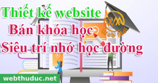 Thiết kế website Bán khóa học Siêu trí nhớ học đường